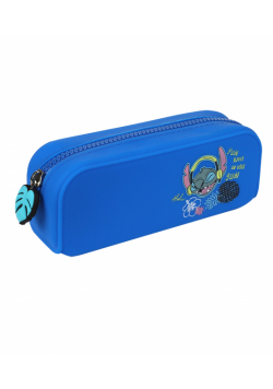 Saszetka silikonowa Disney Black Stitch niebieska