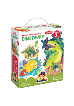 CzuCzu Puzzle progresywne Dinozaury 3+