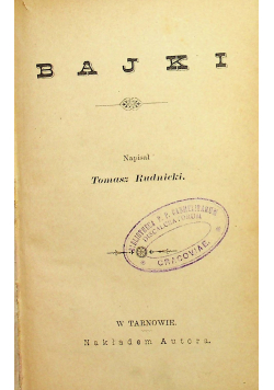Bajki 1886 r