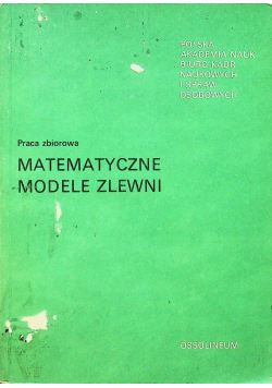 Matematyczne modele zlewni
