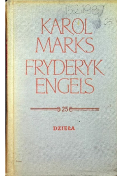 Engels Dzieła Tom 25