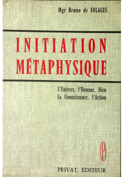 Initiation metaphysique