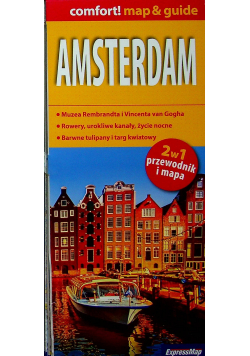 Amsterdam 2w1 przewodnik i mapa