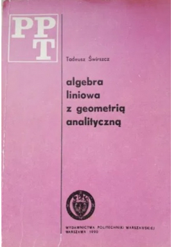 Algebra liniowa z geometrią analityczną