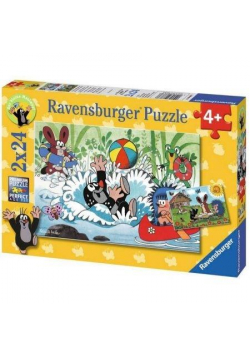 Puzzle 2x24 Krecik i przyjaciele