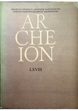 Archeion LXVIII