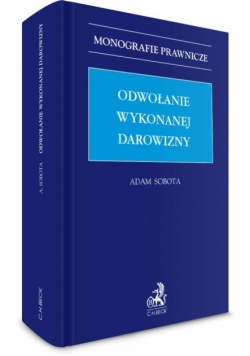 Odwołanie wykonanej darowizny
