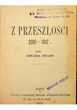 Z przeszłości 2000-1887, 1891 r.