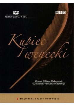 Kupiec wenecki + płyta  DVD Nowa