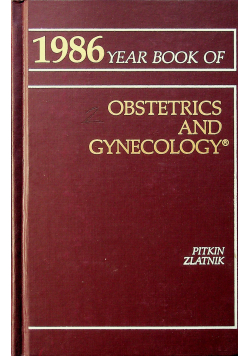 1986 year book of obstetrics and gynecology