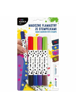 Magiczne flamastry ze stempelkami Kidea