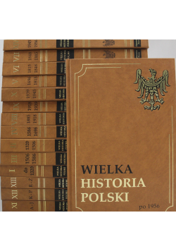 Wielka historia Polski tom od I do XV