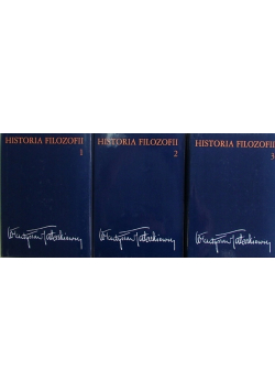 Historia filozofii Tom 1 do 3