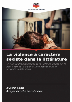 La violence à caractère sexiste dans la littérature