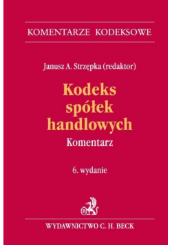 Kodeks spółek handlowych Komentarz