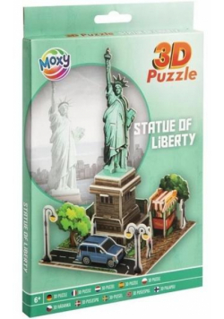 Puzzle piankowe 3D Statua Wolności