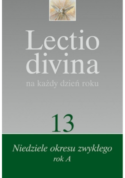 Lectio divina  na każdy dzień roku Tom 13