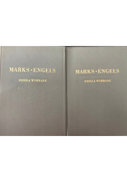 Marks Engels dzieła wybrane 1949r
