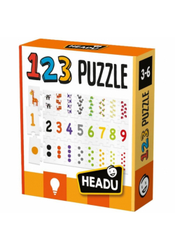 Nauka liczenia 123 Puzzle HEADU