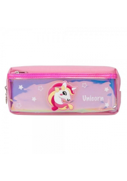 Piórnik Unicorn różowy STRIGO