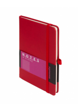 Memofix B6 notes kratka czerwony