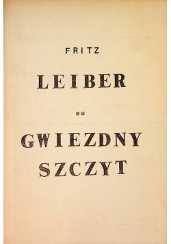 Gwiezdny szczyt