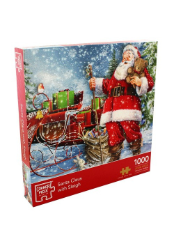 Puzzle Santa Claus in Sleigh 1000