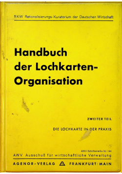 Handbuch der Lochkarten Organisation zweiter teil
