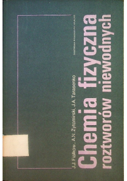Chemia fizyczna roztworów niewodnych