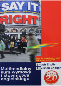 Multimedialny kurs wymowy i słownictwa angielskiego płyty DVD