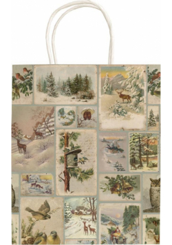 Torebka ozdobna A5 STBAG148 Zima