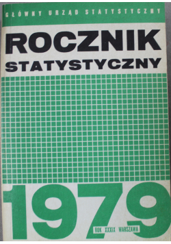 Rocznik statystyczny 1979