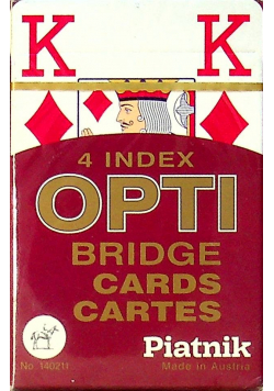 Opti Karty brydż Nowa