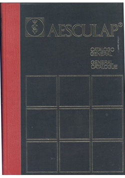 Aesculap Haupt Katalog fur die operative Medizin General surgical catalogue