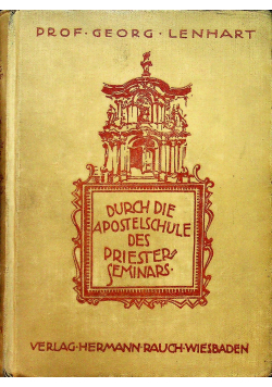 Durch die apostelschule des priesterseminars 1924 r.