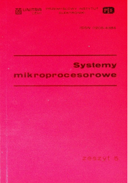 Systemy mikroprocesorowe Zeszyt 5