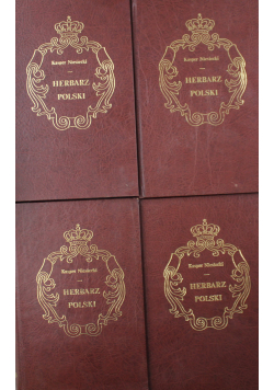 Herbarz Polski Reprint 1846 r. 4 tomy