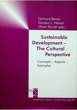 Sustainable Develpment The Cultural Perspective