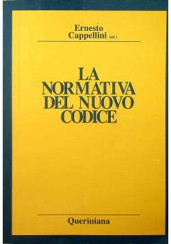 La noramativa  del nuovo codice