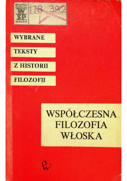 Współczesna filozofia włoska