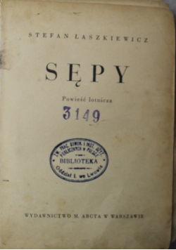 Sępy powieść lotnicza