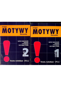 Ściąga Motywy literackie Cz I i II