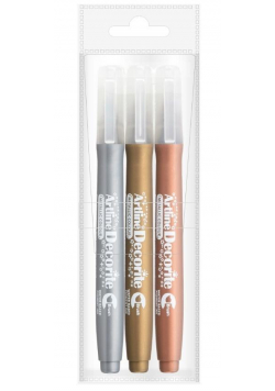 Marker Decorite z pędzelkiem 3szt ARTLINE