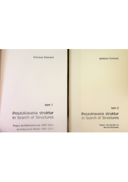Poszukiwania struktur Tom 1 i 2