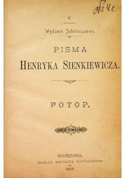 Potop, Tom III, 1896 r.