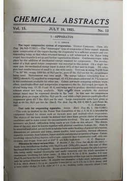 Chemical abstracts No 1 do 12 1921 r