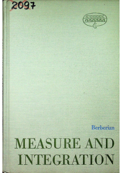 Measure and integration
