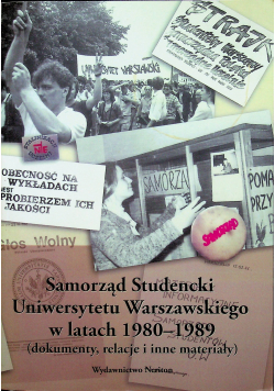 Samorząd studencki uniwersytetu warszawskiego w latach 1980 1989