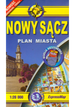Nowy Sącz plan miasta 1:20 000
