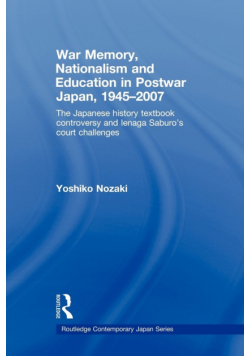 War Memory, Nationalism and Education in Postwar Japan